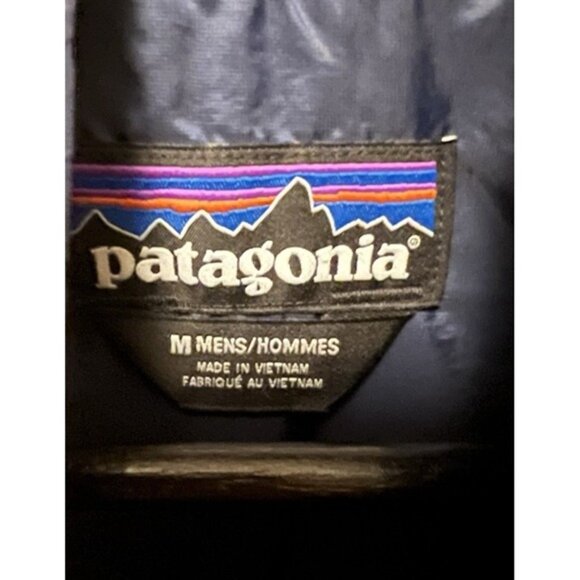 Patagonia Nano Puff Vest Primaloft Insulated Navy Blue Puffer Mens Medium *LOGO - Picture 10 of 11